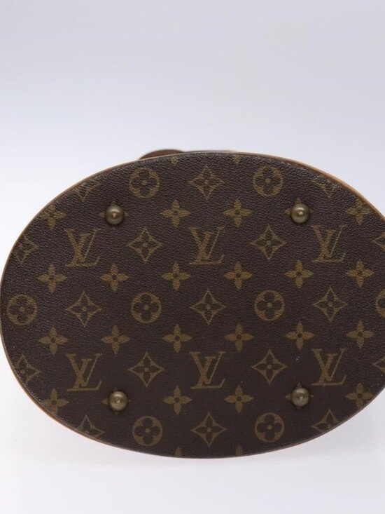 Authentic LOUIS VUITTON Monogram Bucket GM Shoulder Bag M42236 LV - Picture 16 of 16